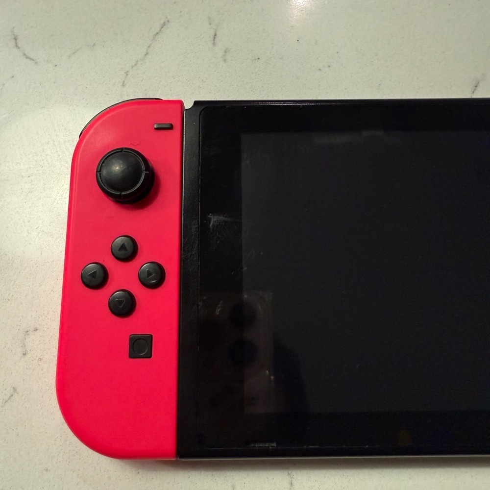 Nintendo Switch Console with Neon Green and Pink Joy-Con - Picture 4 of 9